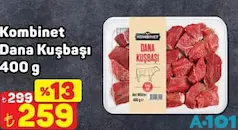 KOMBİNET DANA KUŞBAŞI 400 G fiyat ve kampanya bilgisi